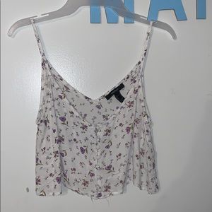 floral crop top